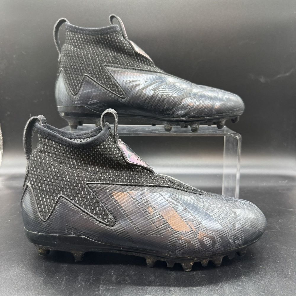 Adidas Spark 23 IG2646 Black Low Top Soccer Football Cleats Youth Size 3.5 EUC